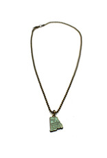 Rhode Island Charm Necklace - Seaglass