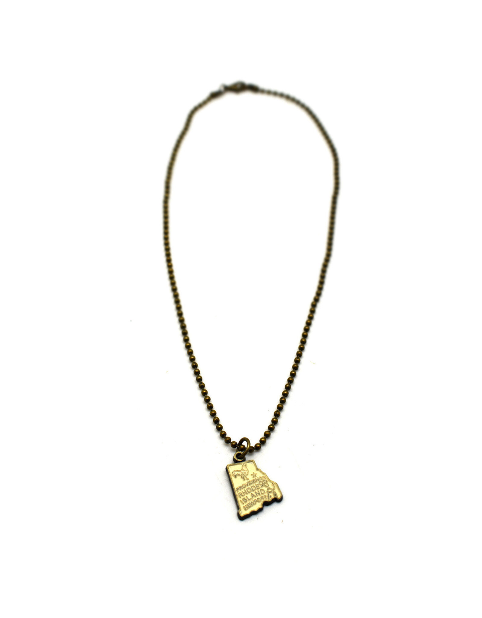 Rhode Island Charm Necklace - Vanilla