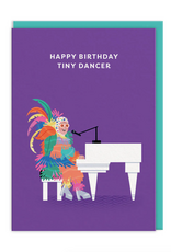 Happy Birthday Tiny Dancer Elton John Greeting Card