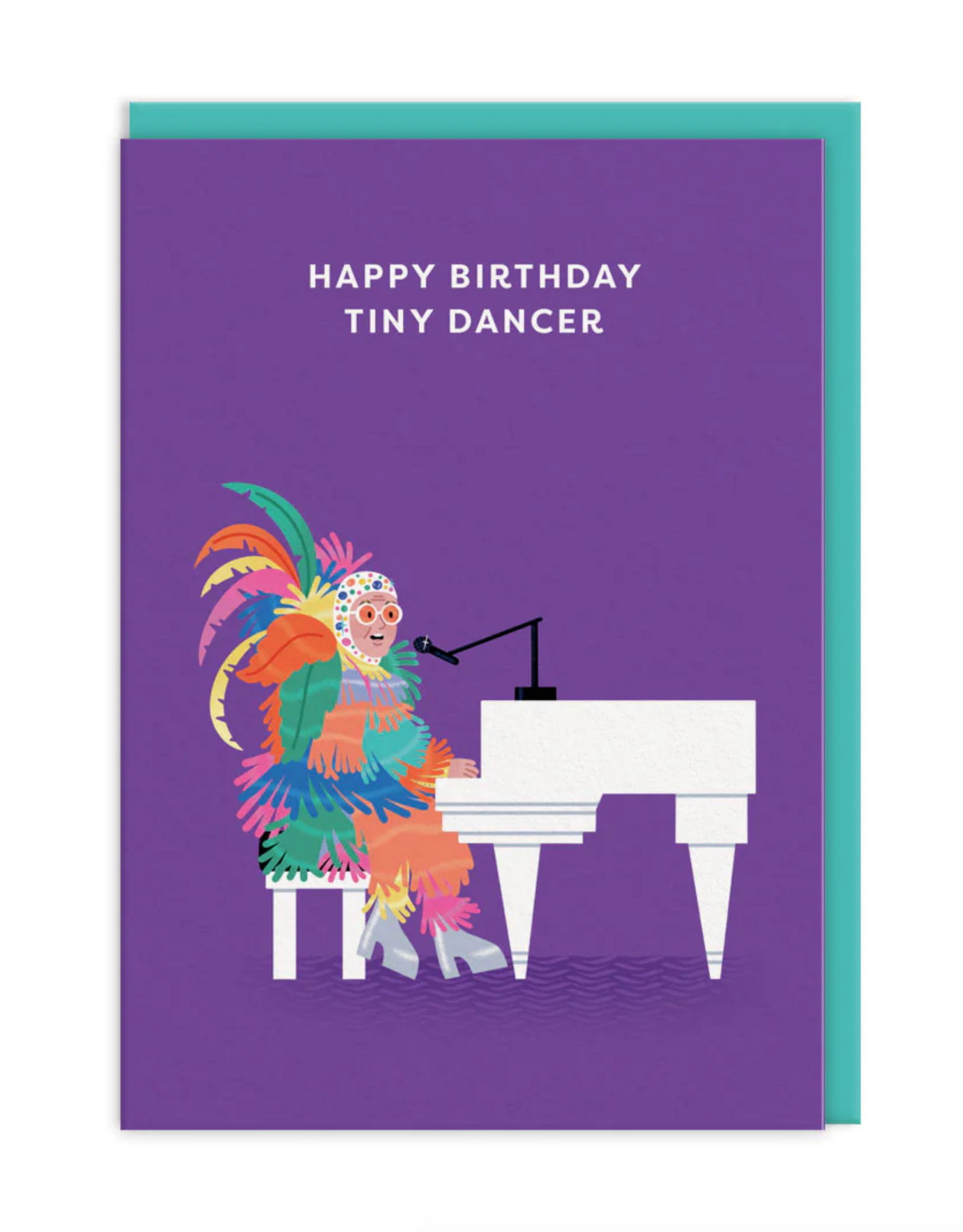 Happy Birthday Tiny Dancer Elton John Greeting Card