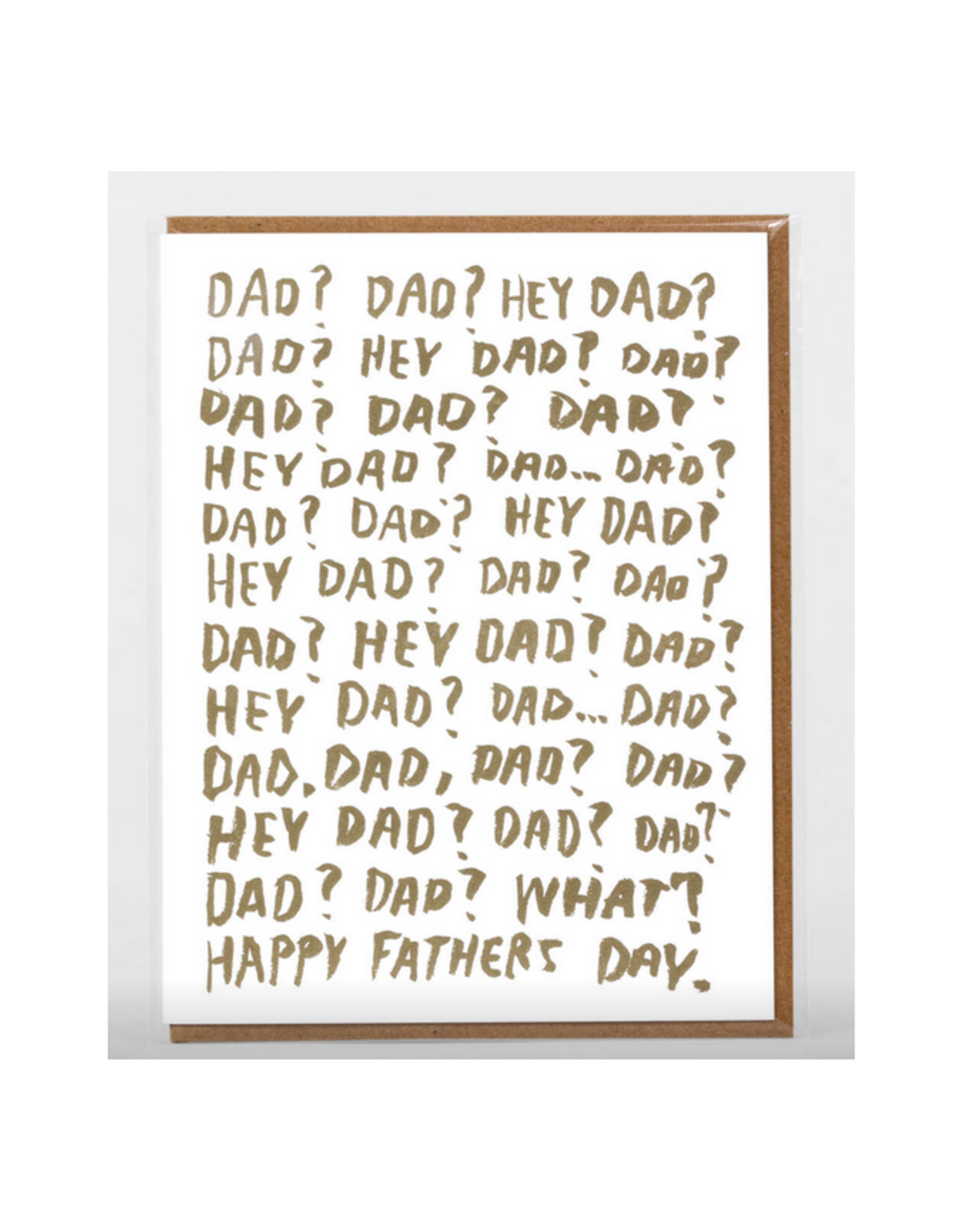 Hey Dad Happy Father's Day Greeting Card