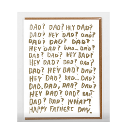 Hey Dad Happy Father's Day Greeting Card