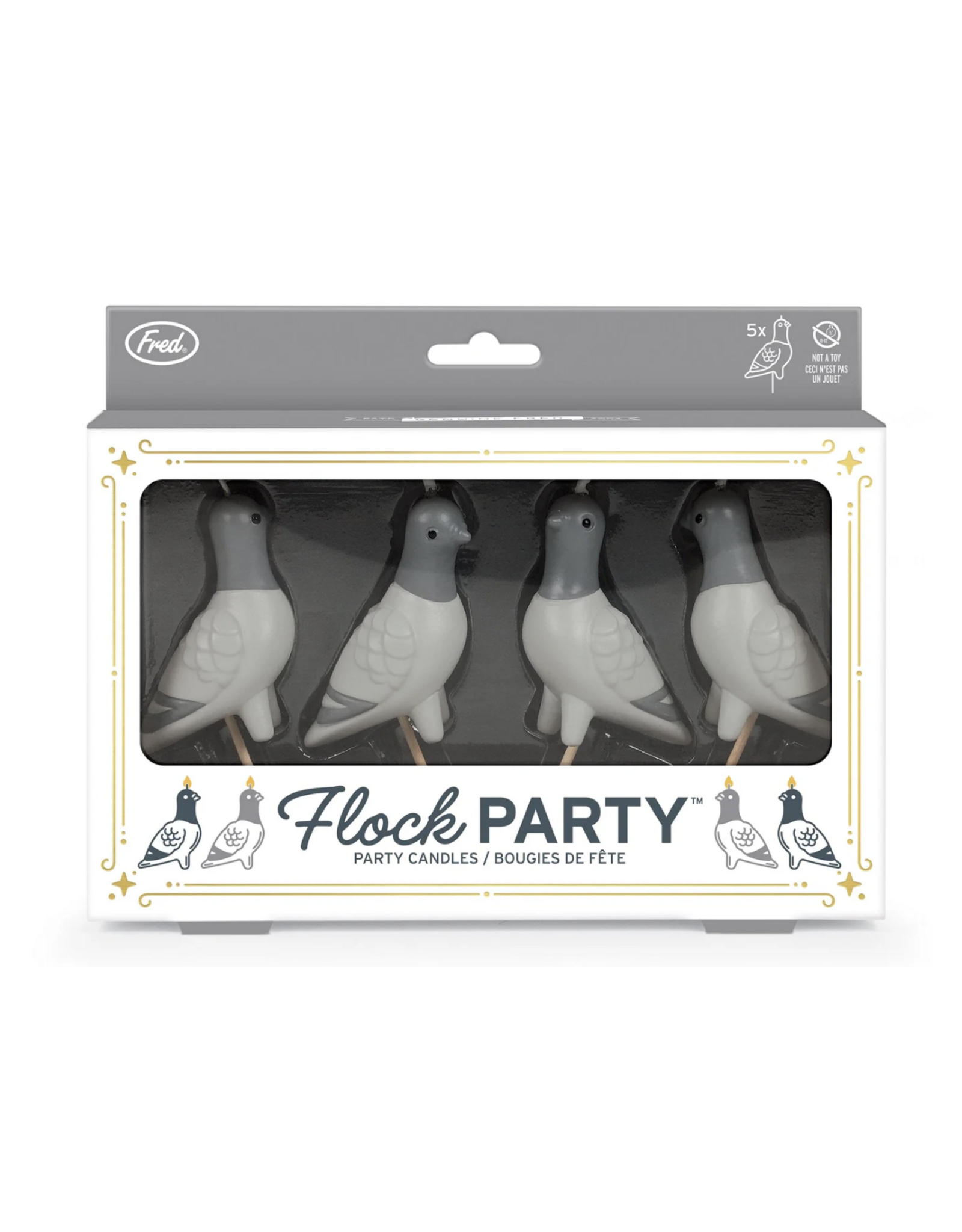 Flock Party Pigeon Candles