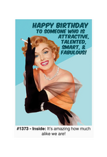 Magik Missile Attractive, Talented, Smart & Fabulous Greeting Card