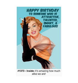 Magik Missile Attractive, Talented, Smart & Fabulous Greeting Card
