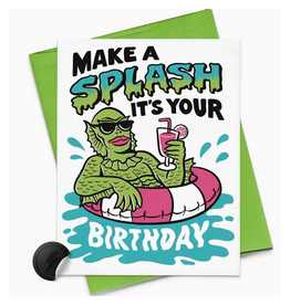 Rock'N Paper Make A Splash It's Your Birthday Greeting Card