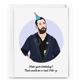 Real Pitt-Y Birthday Greeting Card