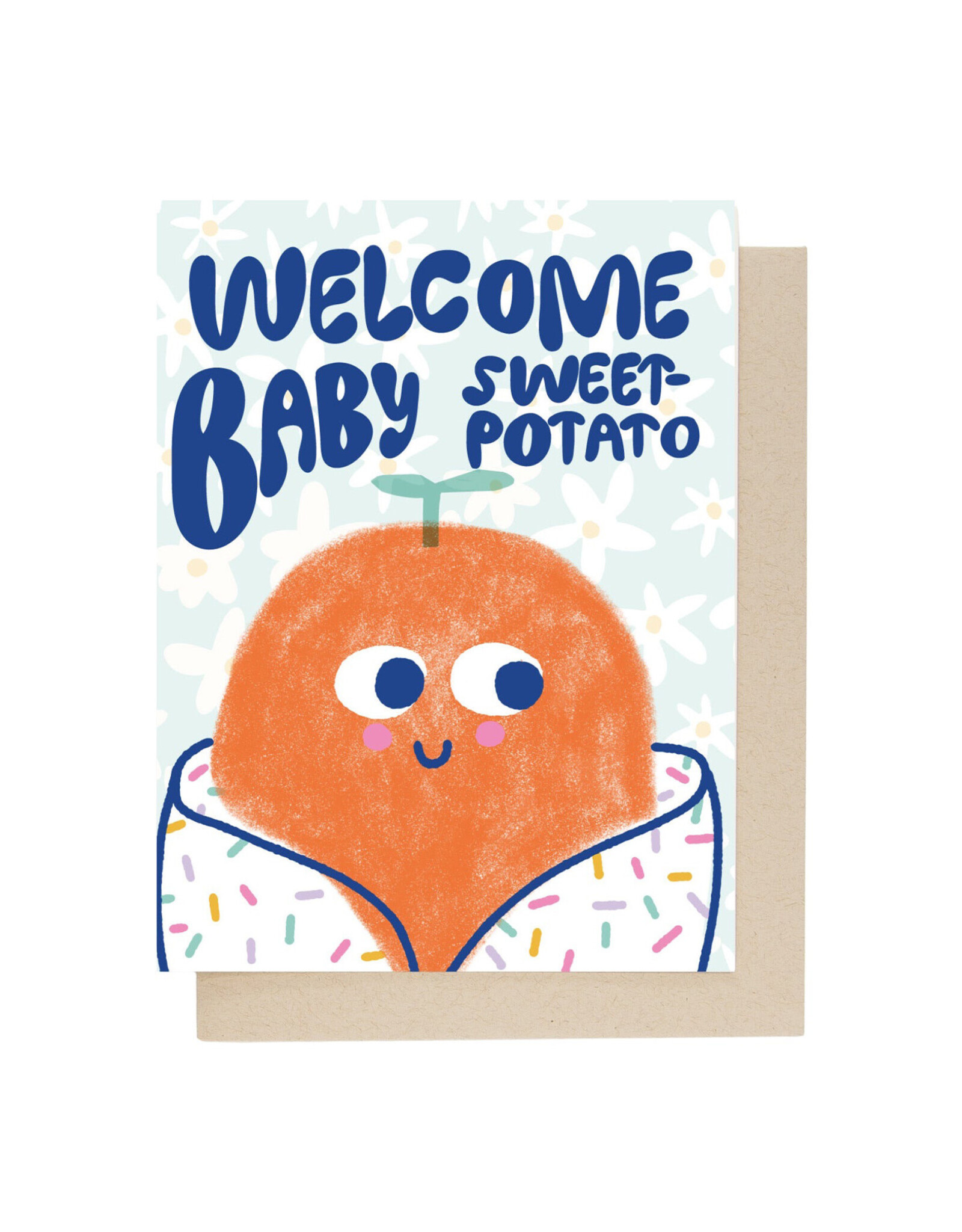 Sweet Potato Baby Greeting Card