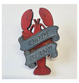 Rhode Island Lobster Engraved Magnet