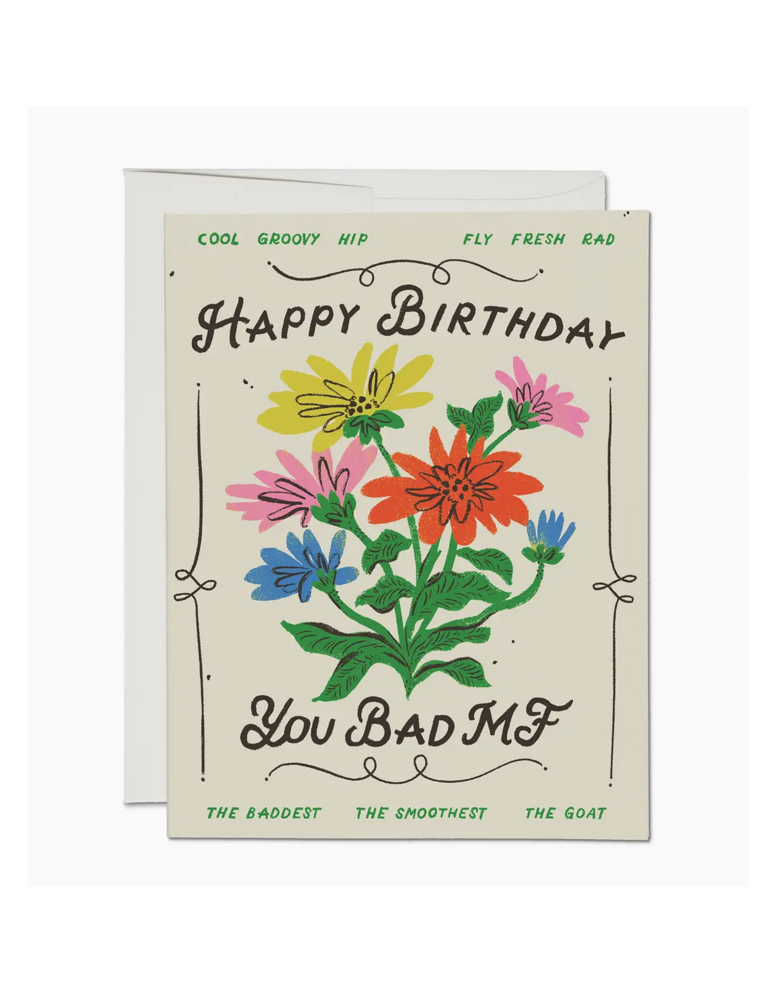 The Baddest Birthday Greeting Card