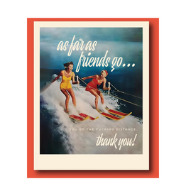Waterski Friends Greeting Card