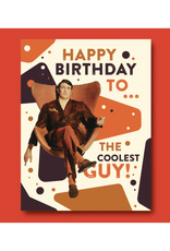 Happy Birthday To The Coolest Guy Greeting Card