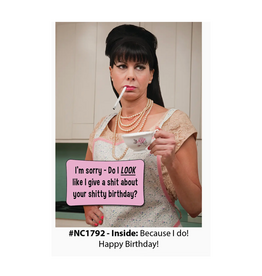 Magik Missile Give A Shit Greeting Card