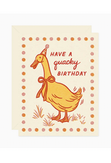 Have a Quacky Birthday Duck Greeting Card
