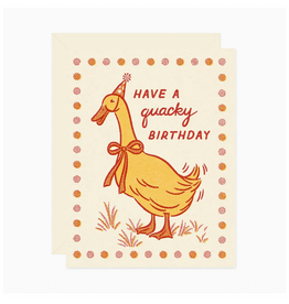 Have a Quacky Birthday Duck Greeting Card