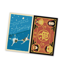 Spirited Away Retro Sticker Pair