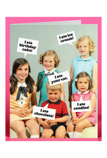 What I Ate Birthday Greeting Card