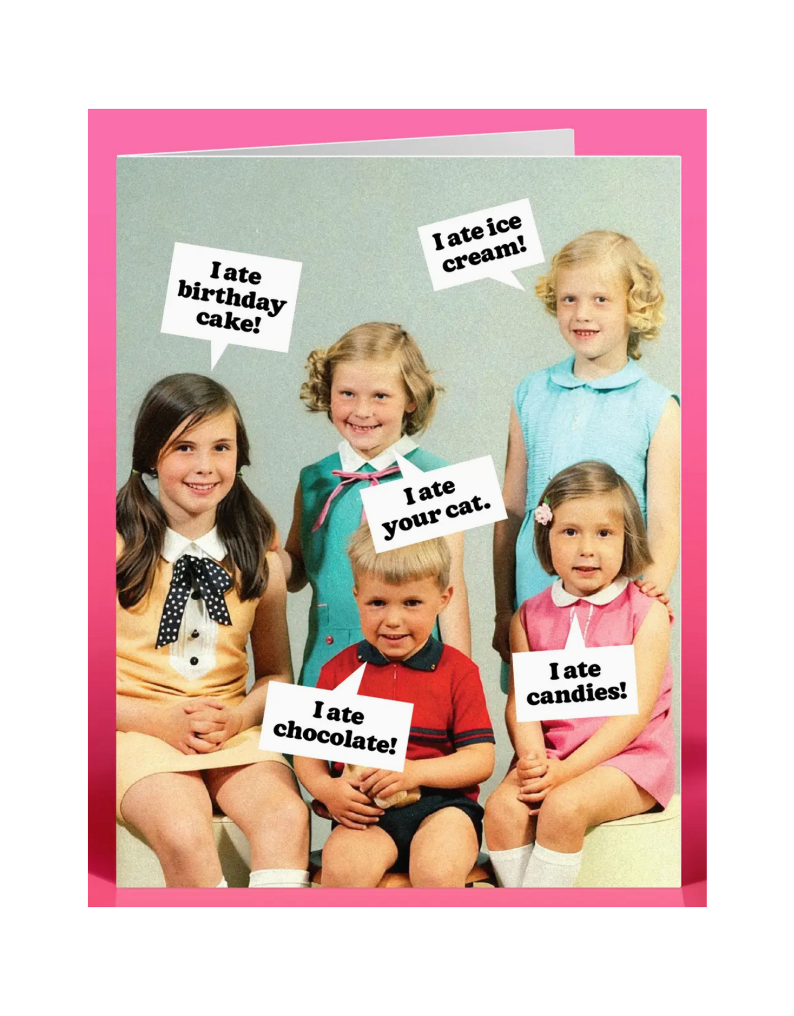 What I Ate Birthday Greeting Card