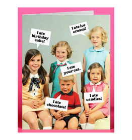 What I Ate Birthday Greeting Card