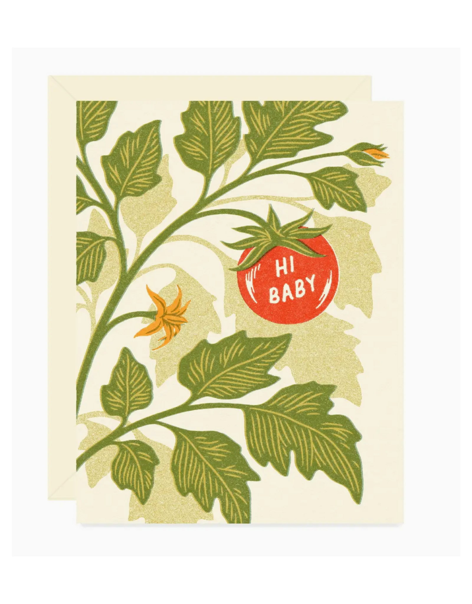 Tiny Tomato Baby Greeting Card