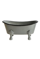 Metal Bathtub Soap Dish - Grey