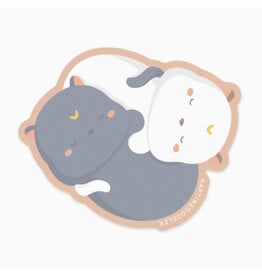 Sailor Moon Yin Yang Cats Sticker *