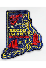 Rhode Island Icons Map Souvenir Patch