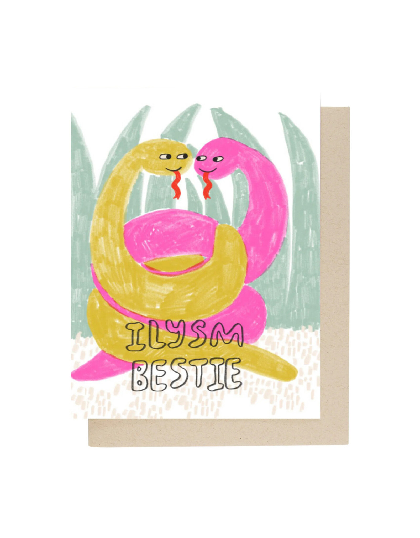ILYSM Bestie Greeting Card
