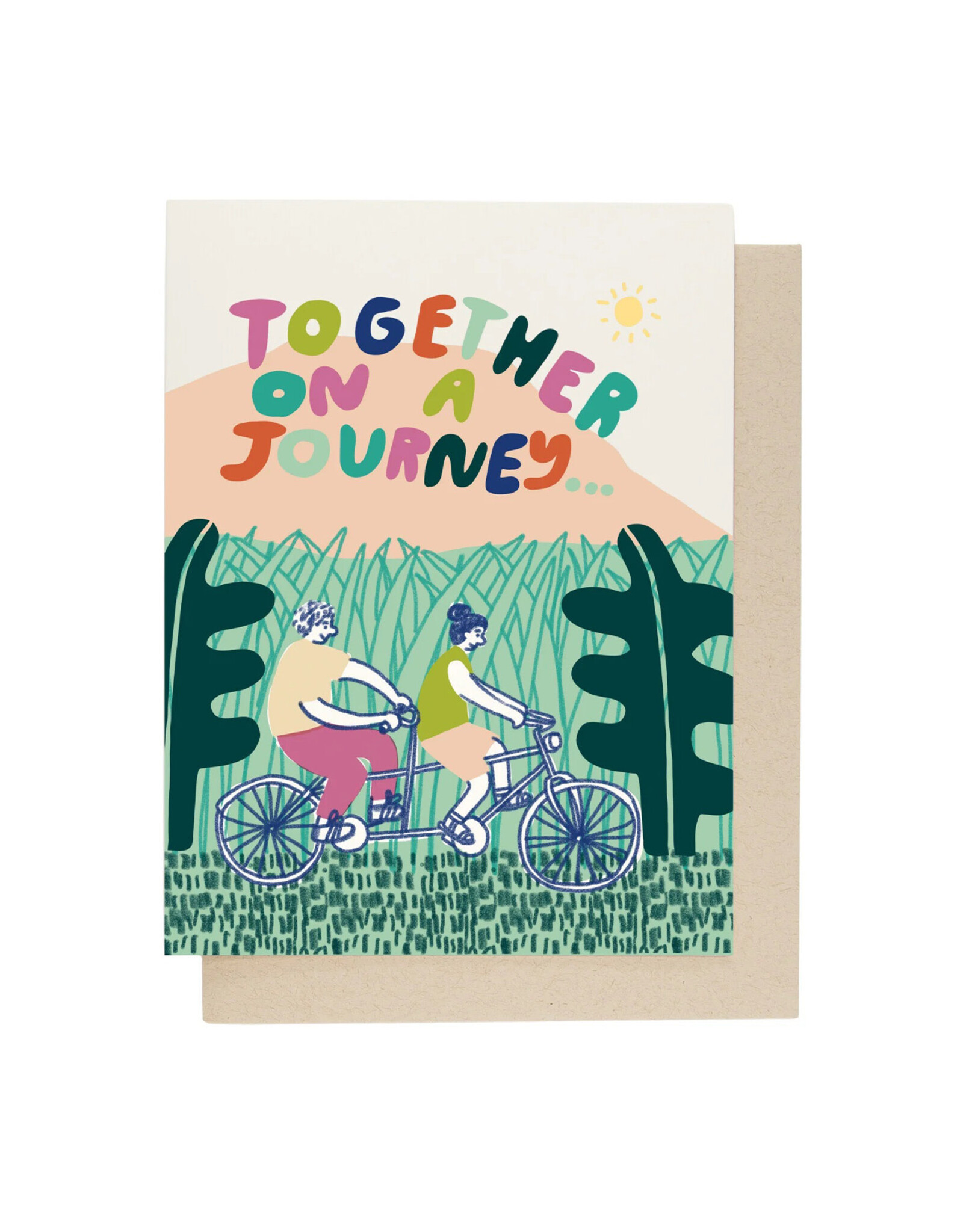 Together on a Journey Greeting Card