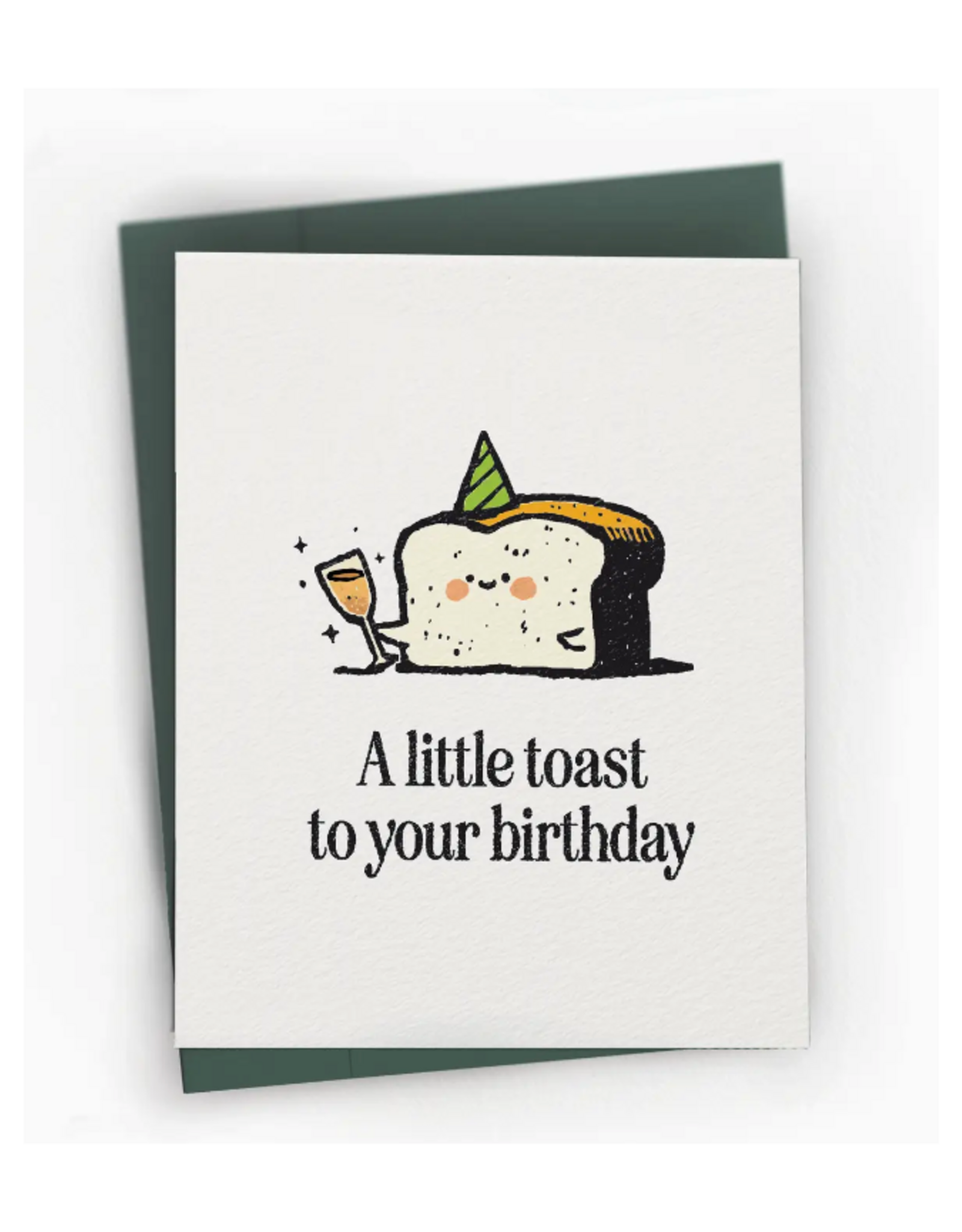 Petty Paper Studio A Little Birthday Toast Greeting Card