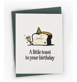 Petty Paper Studio A Little Birthday Toast Greeting Card
