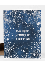 May Their Memory Be A Blessing Greeting Card