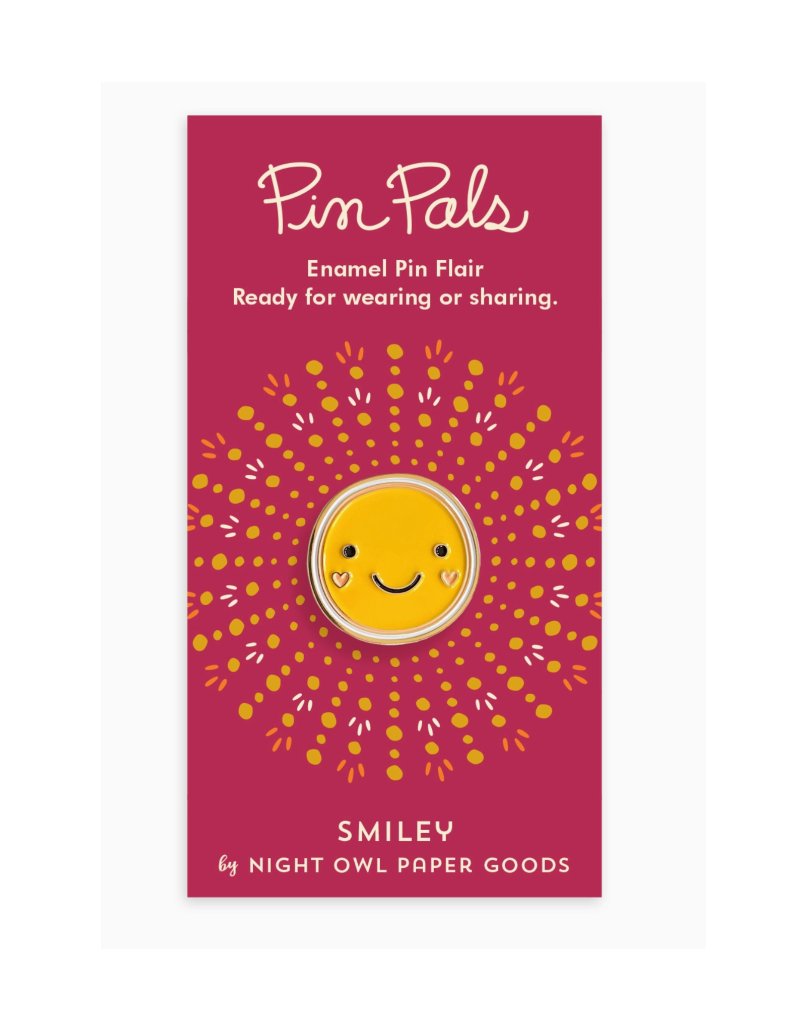 Smiley Enamel Pin*