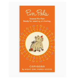 Capybara Enamel Pin*