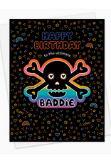 Happy Birthday Baddie Sticker Card*
