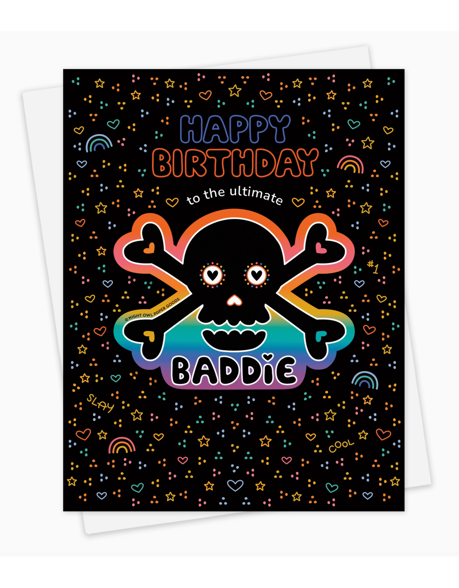 Happy Birthday Baddie Sticker Card*