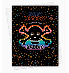 Happy Birthday Baddie Sticker Card*