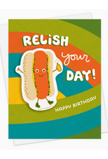 Relish Your Day Birthday Sticker Card*