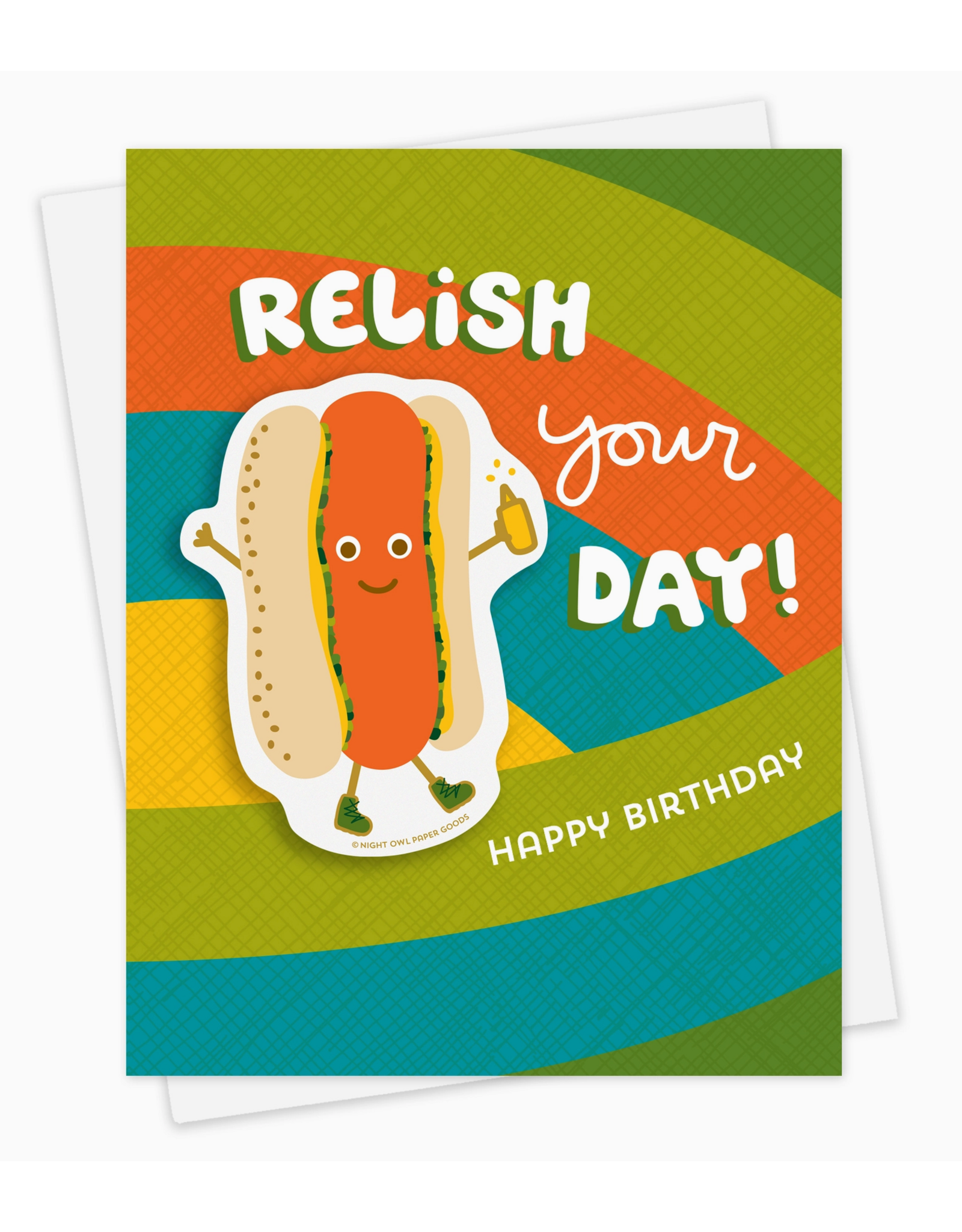 Relish Your Day Birthday Sticker Card*