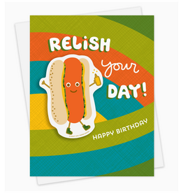 Relish Your Day Birthday Sticker Card*