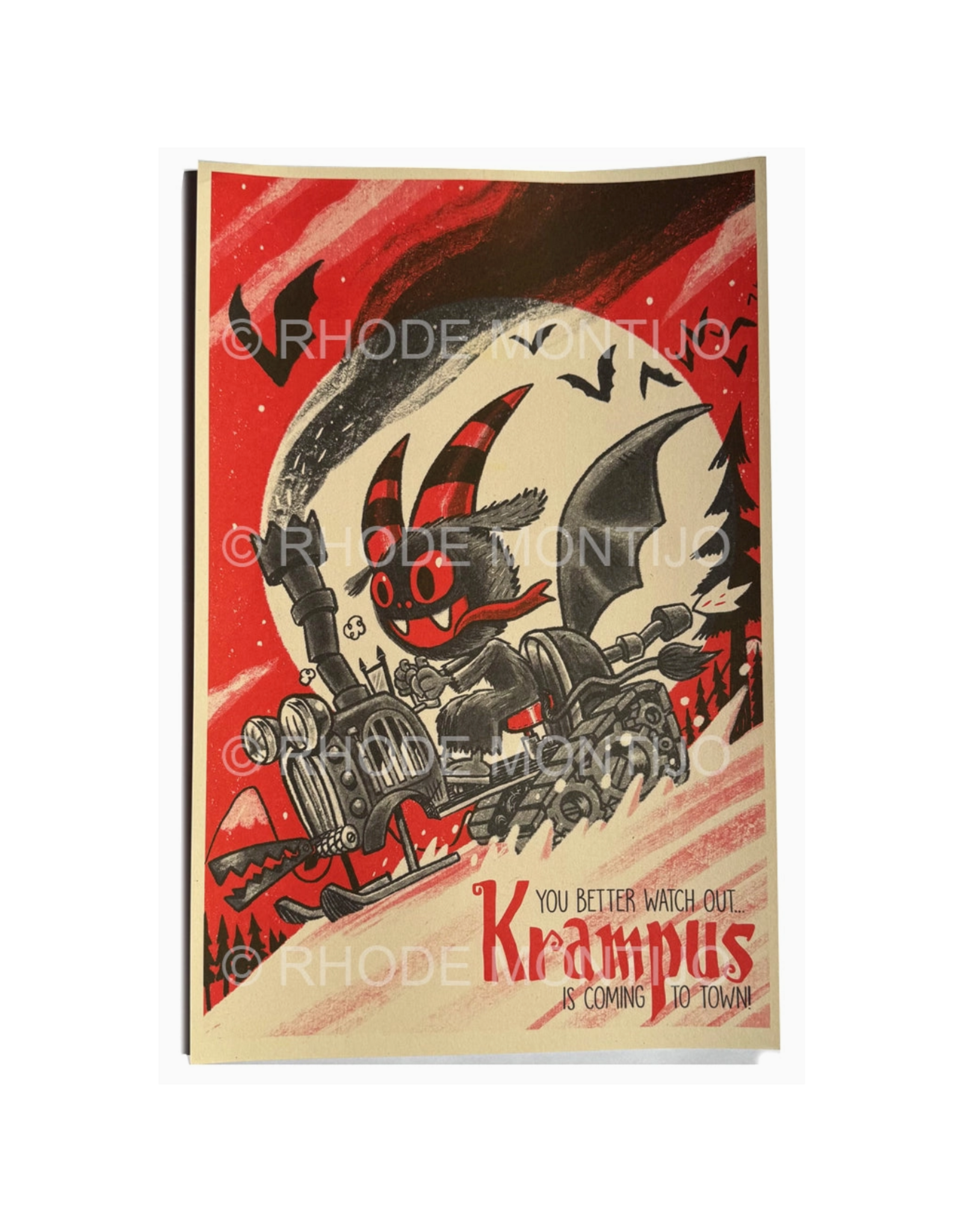 Krampus Is Coming Print 11" X 17"