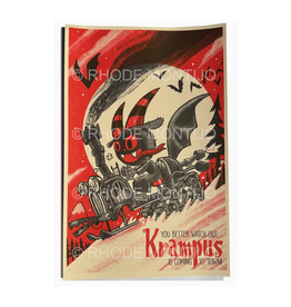 Krampus Is Coming Print 11" X 17"