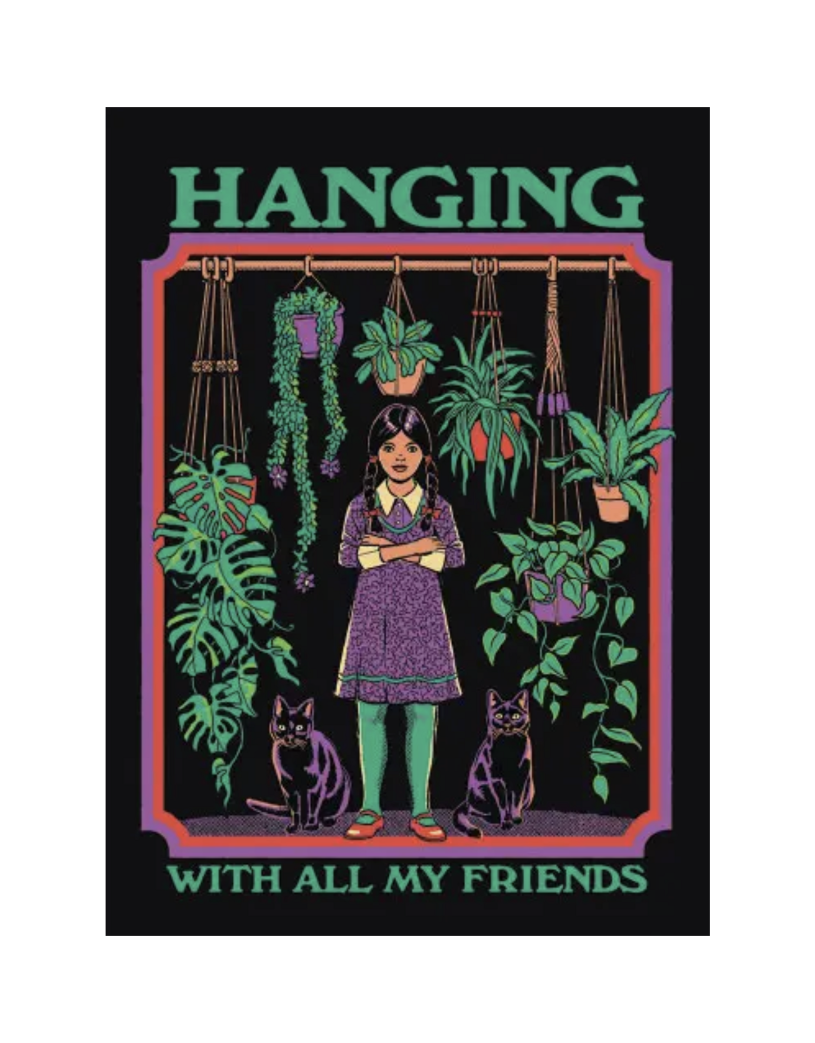 Hanging With All My Friends Magnet