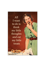 Think My Little Thoughts Magnet