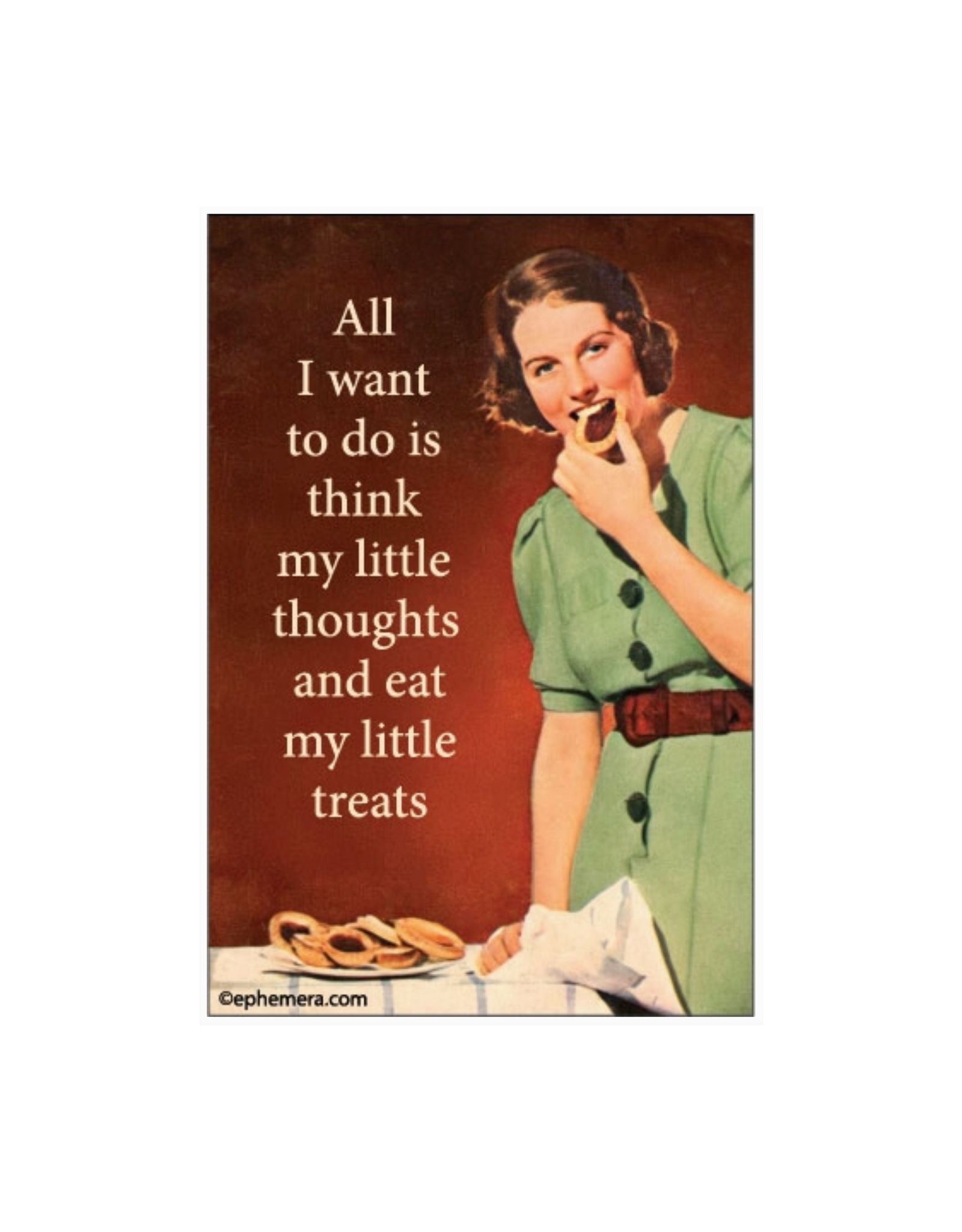 Think My Little Thoughts Magnet
