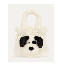 Rafferty Black & White Puppy Handbag