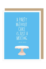 Julia Child Cake Birthday Greeting Card
