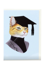 Graduation Cat Greeting Card