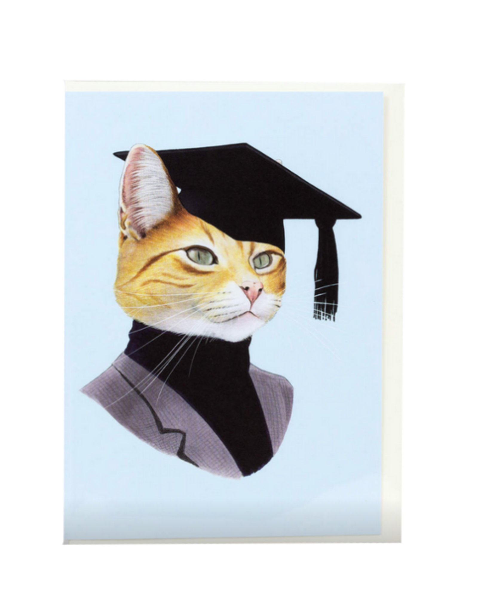 Graduation Cat Greeting Card