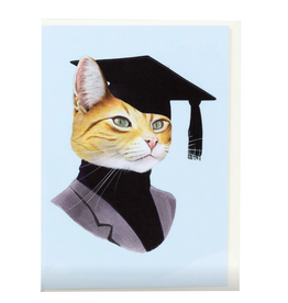 Graduation Cat Greeting Card